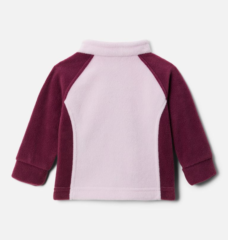 Girls’ Infant Benton Springs Fleece Jacket, Color: Marionberry, Aura, image 2