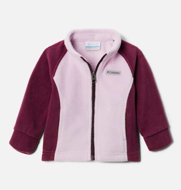 Girls’ Infant Benton Springs Fleece Jacket, Color: Marionberry, Aura, image 1