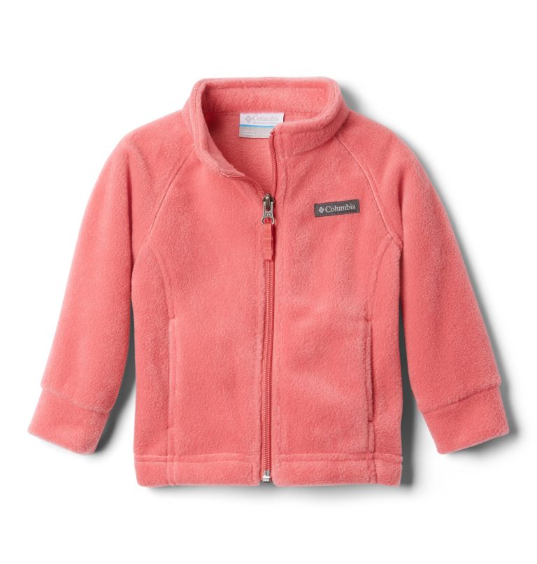 Girls' Infant Benton Springs Fleece Jacket, Color: Wild Salmon, image 1