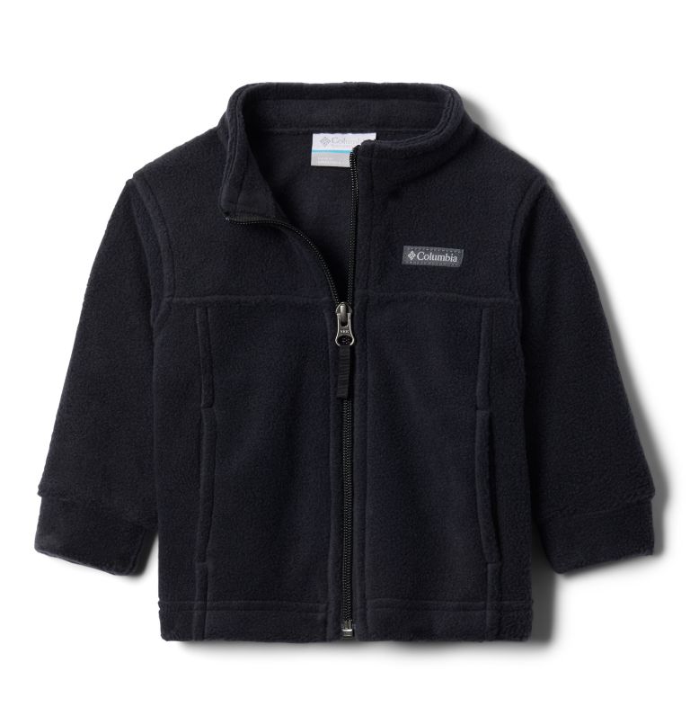 Boys’ Infant Steens Mountain II Fleece Jacket, Color: Black, image 2