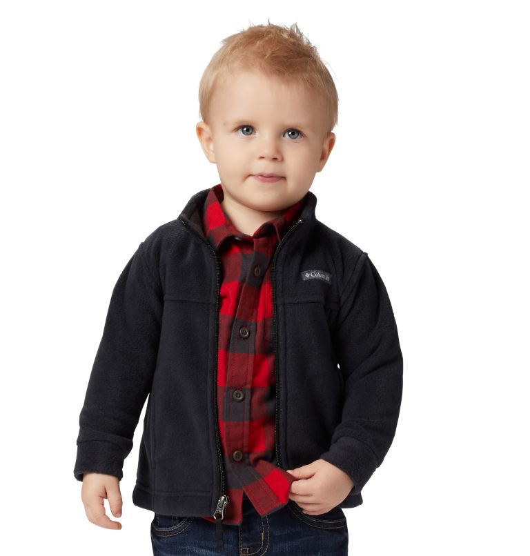 Thumbnail: Boys’ Infant Steens Mountain II Fleece Jacket, Color: Black, image 1