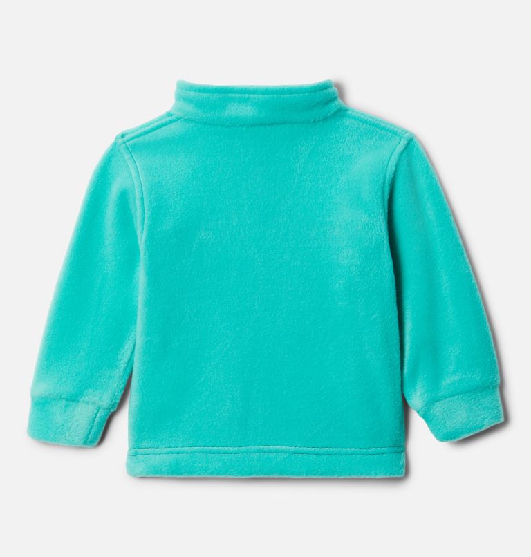 Boys’ Infant Steens Mountain II Fleece Jacket, Color: Collegiate Navy, Electric Turquoise