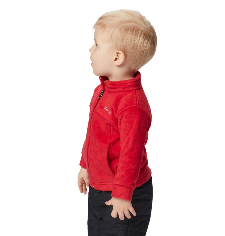 Boys’ Infant Steens Mountain II Fleece Jacket, Color: Mountain Red, image 7