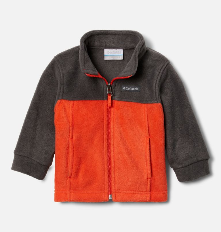 Thumbnail: Boys’ Infant Steens Mountain II Fleece Jacket, Color: Red Quartz, Shark, image 1