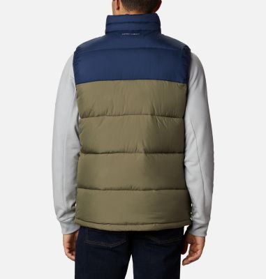 Veste Sans Manches Pike Lake&trade; Homme Pike Lake&trade; Vest | 043 | S, Stone Green, Collegiate Navy, back