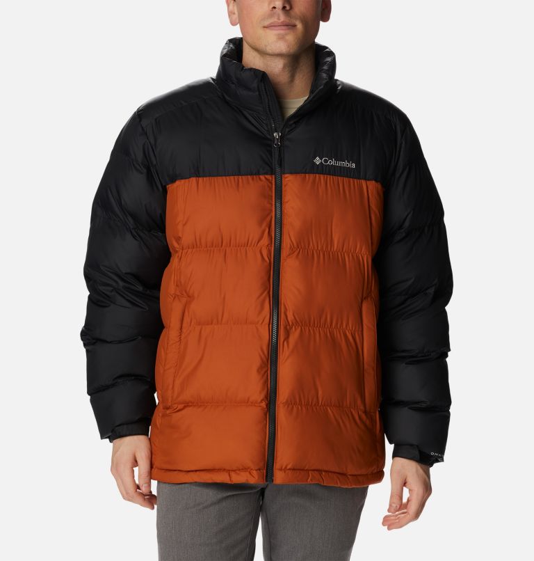 Men's Pike Lake Puffer Jacket, Color: Warm Copper, Black, image 1