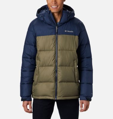 Chaqueta con capucha Pike Lake&trade; para hombre Pike Lake&trade; Hooded Jacket | 242 | S, Stone Green, Collegiate Navy, front