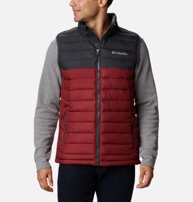 Chaleco Powder Lite para hombre Powder Lite&trade; Vest | 397 | S, Red Jasper, Shark, front