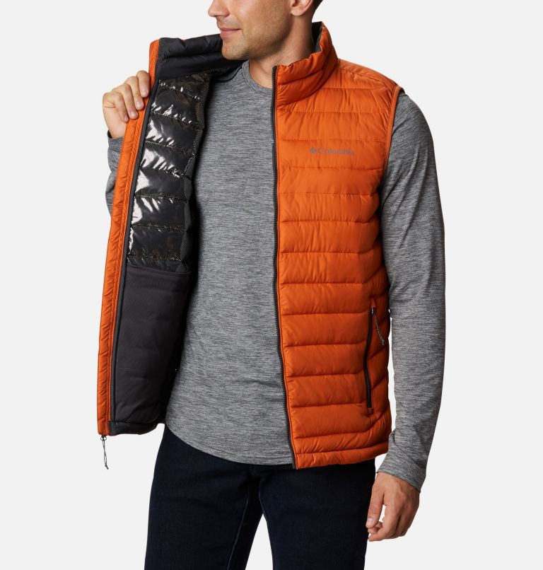 Men's Powder Lite Vest, Color: Harvester, image 5