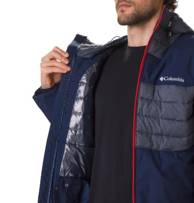 columbia white horizon hybrid jacket