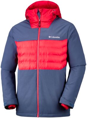 White Horizon Hybrid&trade; Ski Jacket White Horizon Hybrid&trade; Jacket | 010 | L, Dark Mountain, Red Spark, front