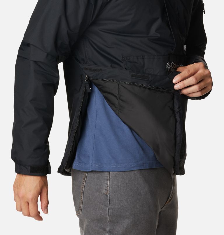 Men's Challenger Insulated Anorak, Color: Black, image 5