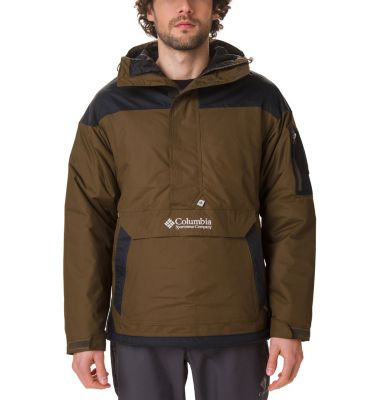 Veste demi-zip Challenger Homme Challenger&trade; Pullover | 018 | XS, Olive Green, Black, front