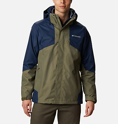 New Mens Columbia Lhotse III 3in1 Interchange Omni-Heat/Tech Winter Jacket Coat 