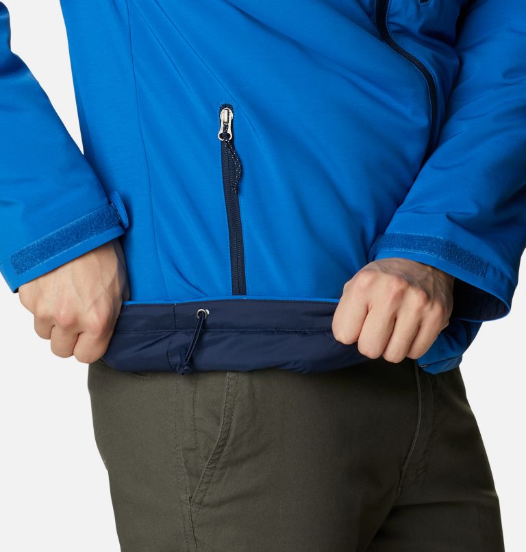 Thumbnail: Softshell Gate Racer Homme, Color: Bright Indigo, Collegiate Navy, image 6