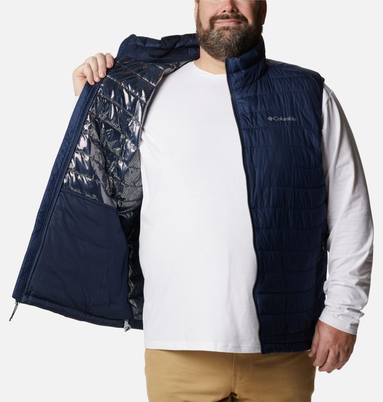Men's Powder Lite Vest - Big, Color: Collegiate Navy, image 5