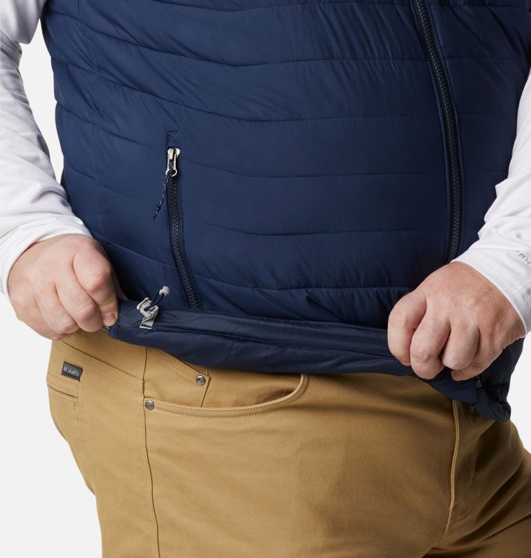 Thumbnail: Men's Powder Lite Vest - Big , Color: Collegiate Navy, image 7