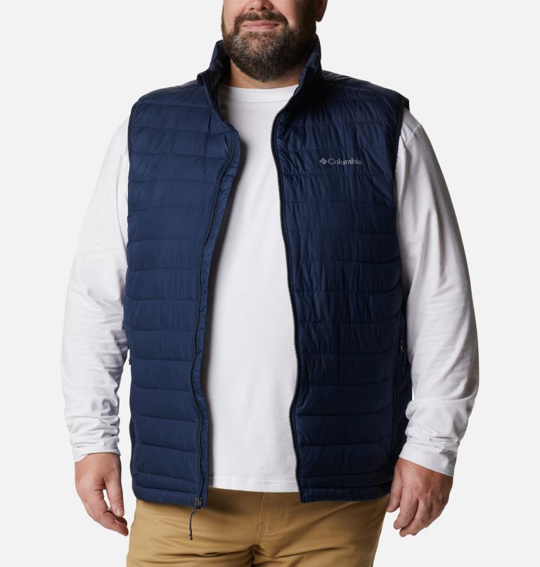 破格値下げ メンズ Columbia コロンビア ベスト ジレ Navy Collegiate Vest Lite Powder トップス ベスト ジレ Backtohealthwoodbury Com