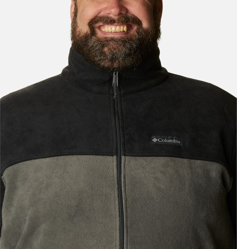 Men’s Steens Mountain 2.0 Full Zip Fleece Jacket - Big, Color: Black, Grill