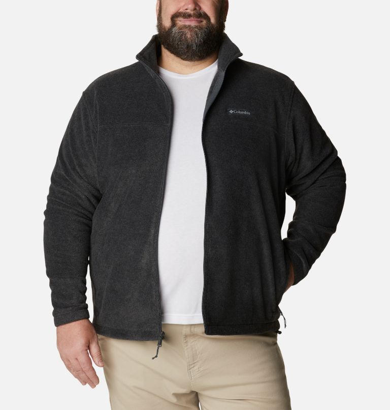Men’s Steens Mountain 2.0 Full Zip Fleece Jacket - Big, Color: Charcoal Heather