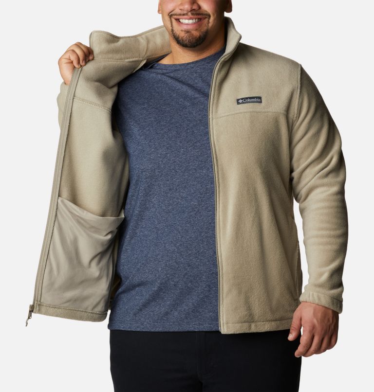 Men’s Steens Mountain 2.0 Full Zip Fleece Jacket - Big, Color: Tusk