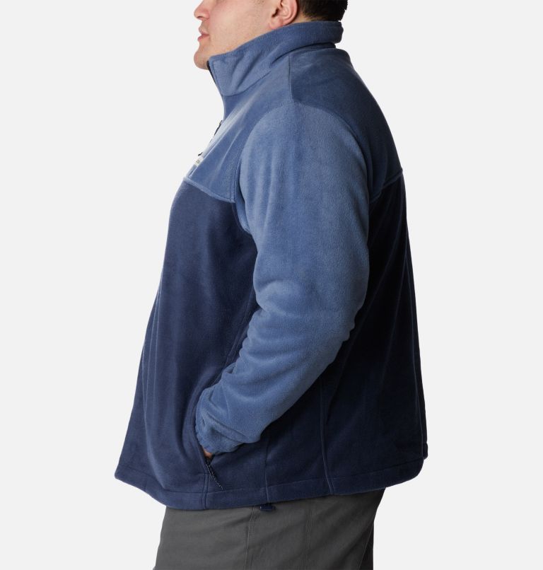 Men’s Steens Mountain 2.0 Full Zip Fleece Jacket - Big, Color: Dark Mountain, Collegiate Navy, image 3