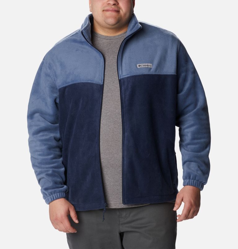 Men’s Steens Mountain 2.0 Full Zip Fleece Jacket - Big, Color: Dark Mountain, Collegiate Navy, image 7