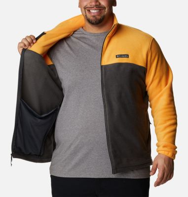 mens reversible fleece jacket