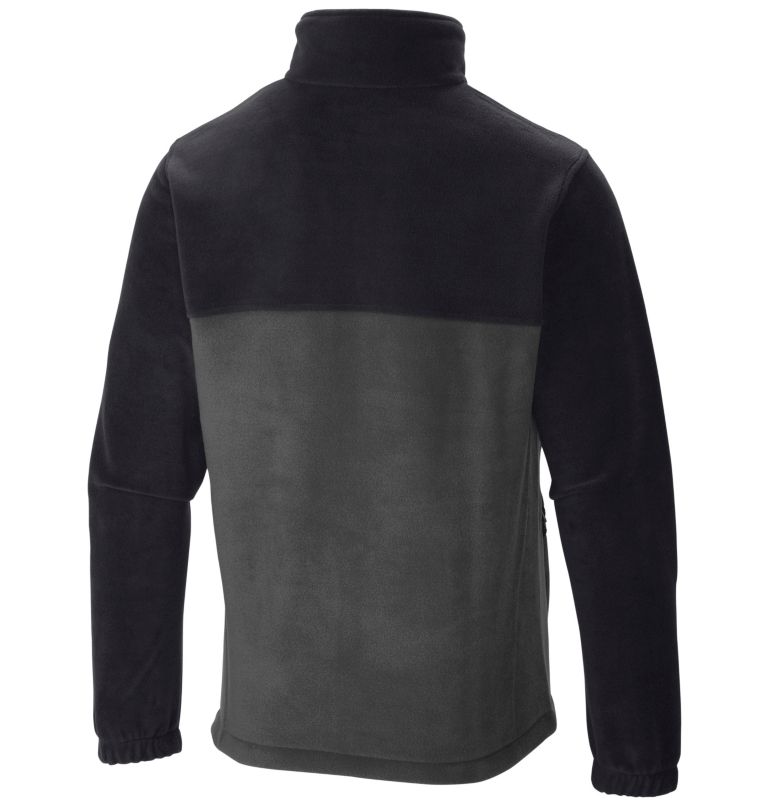 Men’s Steens Mountain 2.0 Full Zip Fleece Jacket - Tall, Color: Black, Grill