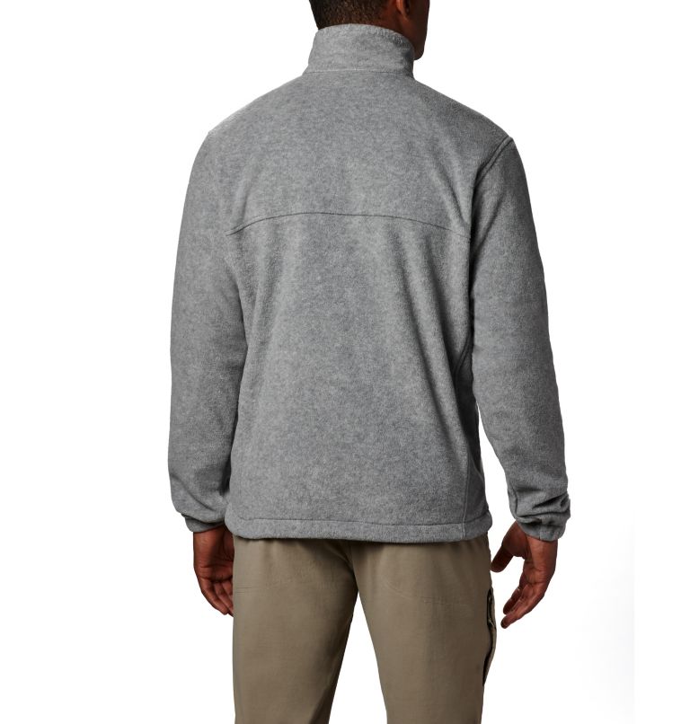 Thumbnail: Men’s Steens Mountain 2.0 Full Zip Fleece Jacket - Tall, Color: Light Grey Heather, image 2