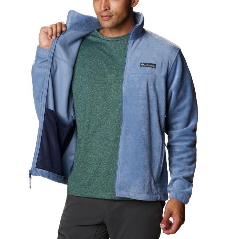 Thumbnail: Men’s Steens Mountain 2.0 Full Zip Fleece Jacket - Tall, Color: Bluestone, image 5