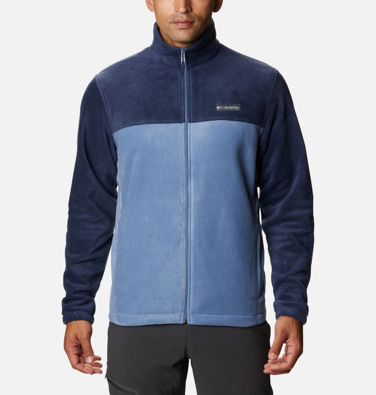 Thumbnail: Men’s Steens Mountain 2.0 Full Zip Fleece Jacket - Tall, Color: Collegiate Navy, Bluestone, image 1