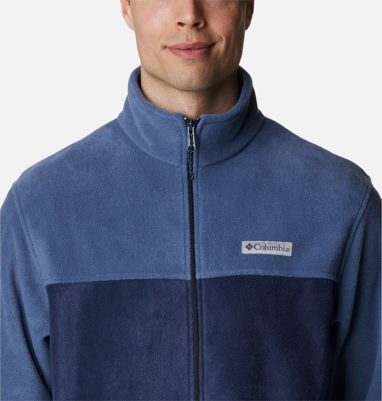 Men’s Steens Mountain 2.0 Full Zip Fleece Jacket - Tall, Color: Dark Mountain, Collegiate Navy, image 4
