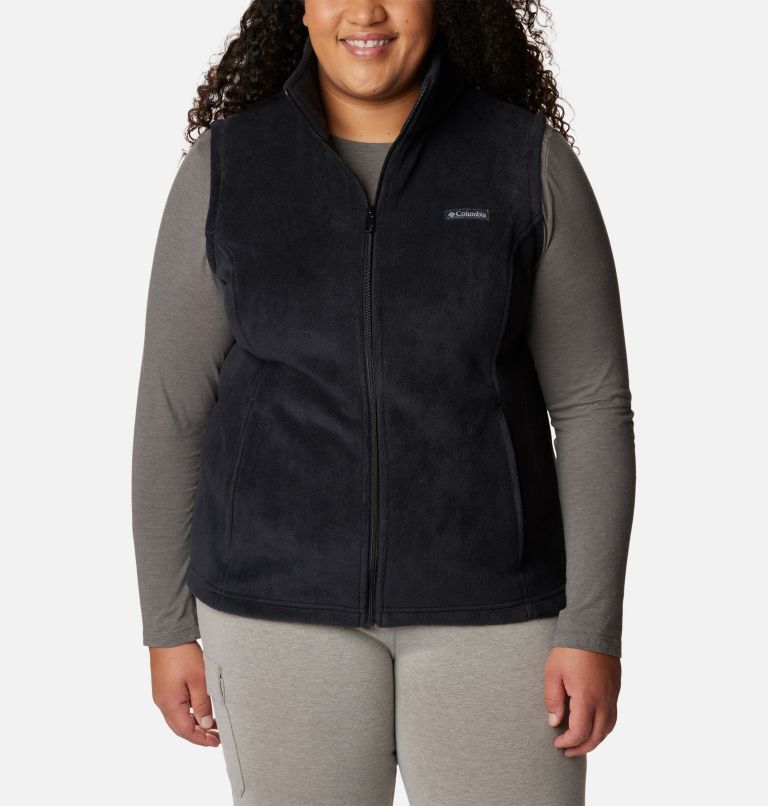 Women’s Benton Springs Fleece Vest - Plus Size, Color: Black, image 1