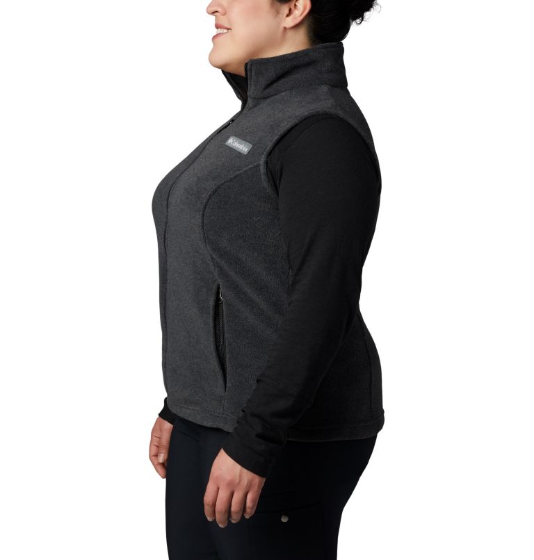 Women’s Benton Springs Fleece Vest - Plus Size, Color: Charcoal Heather, image 5