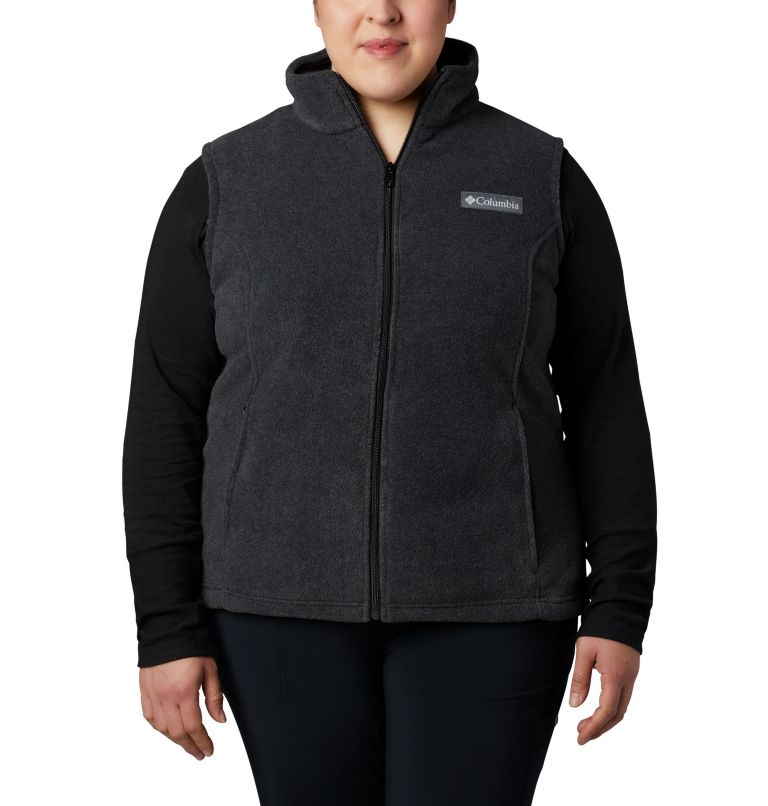 Women’s Benton Springs Fleece Vest - Plus Size, Color: Charcoal Heather, image 1