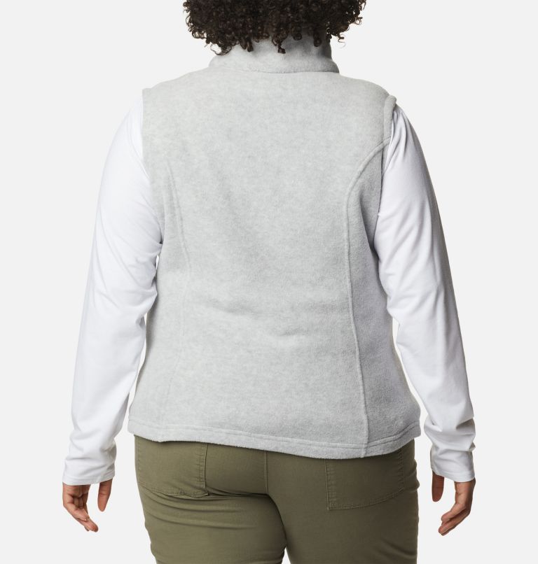 Women’s Benton Springs Fleece Vest - Plus Size, Color: Cirrus Grey Heather, image 2