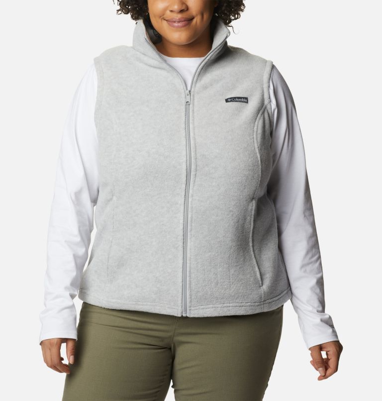 Women’s Benton Springs Fleece Vest - Plus Size, Color: Cirrus Grey Heather, image 1