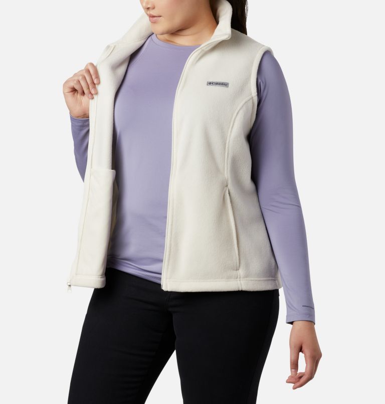 Women’s Benton Springs Fleece Vest - Plus Size, Color: Chalk, image 5