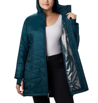 columbia women's mighty lite hooded jacket plus size