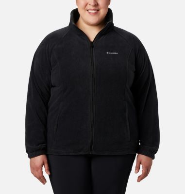 black fleece columbia jacket