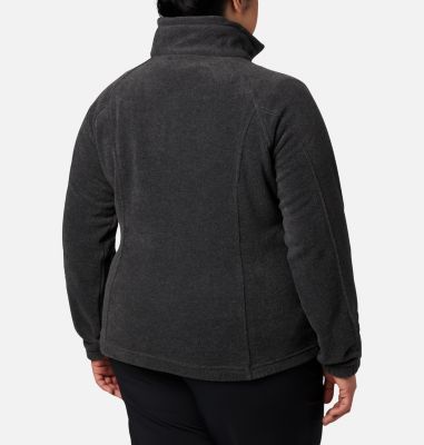 Women&rsquo;s Benton Springs&trade; Full Zip - Plus Size Benton Springs&trade; Full Zip | 010 | 1X, Charcoal Heather, back