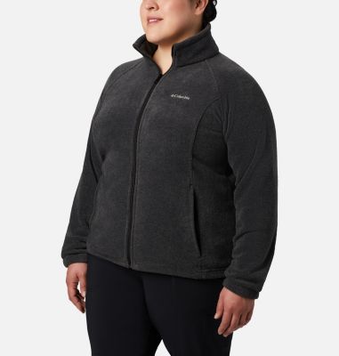Women&rsquo;s Benton Springs&trade; Full Zip - Plus Size Benton Springs&trade; Full Zip | 010 | 1X, Charcoal Heather, front