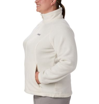 Women's Benton Springs Full Zip Fleece Jacket - Plus Size, Color: Chalk, image 7