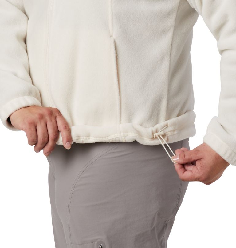 Women's Benton Springs Full Zip Fleece Jacket - Plus Size, Color: Chalk, image 5