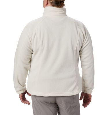Women's Benton Springs Full Zip Fleece Jacket - Plus Size, Color: Chalk, image 6