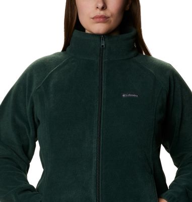 womens plus columbia fleece jacket