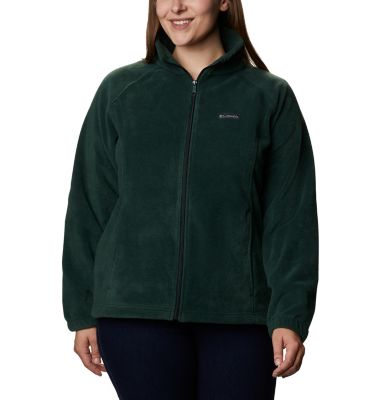 women's plus size columbia fleece jackets