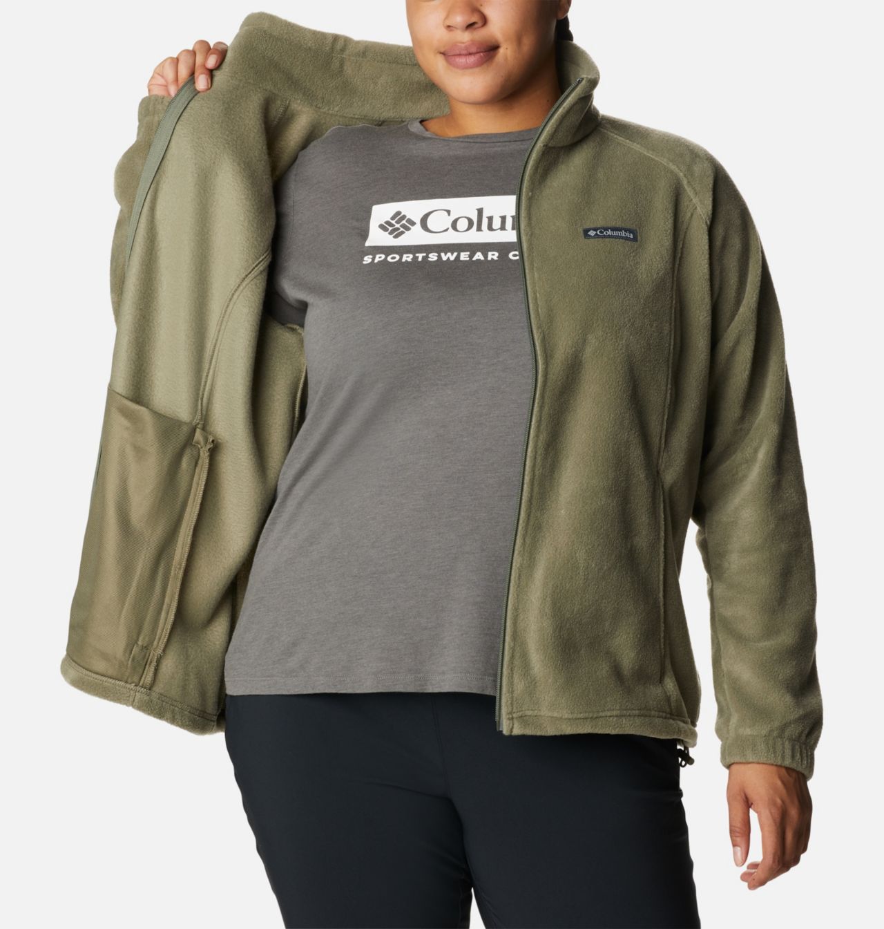Women's Benton Springs™ Full Zip Fleece Jacket - Plus Size 5