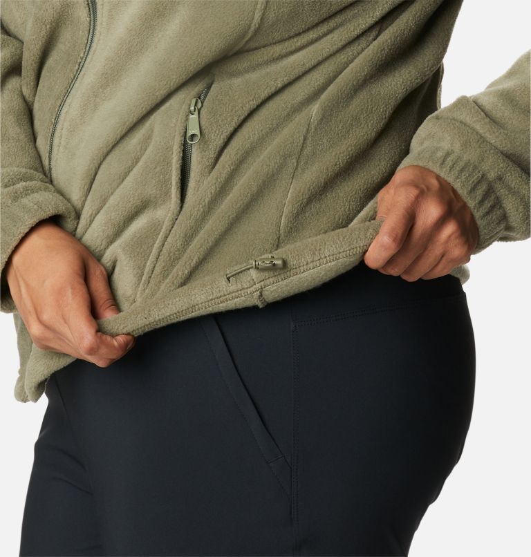 Women's Benton Springs Full Zip Fleece Jacket - Plus Size, Color: Stone Green, image 6